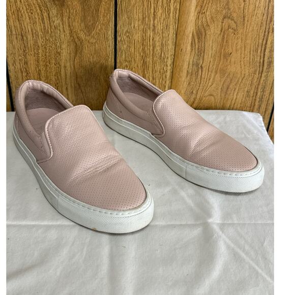 Greats Brooklyn The Wooster Leather Slip-On Sneakers Peach Pink Women’s 9.5 - Picture 2 of 7